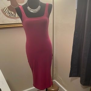 Pink sleeveless dress